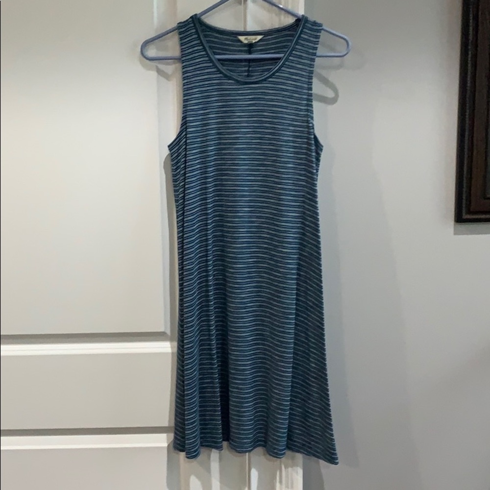 Blue stripped dress